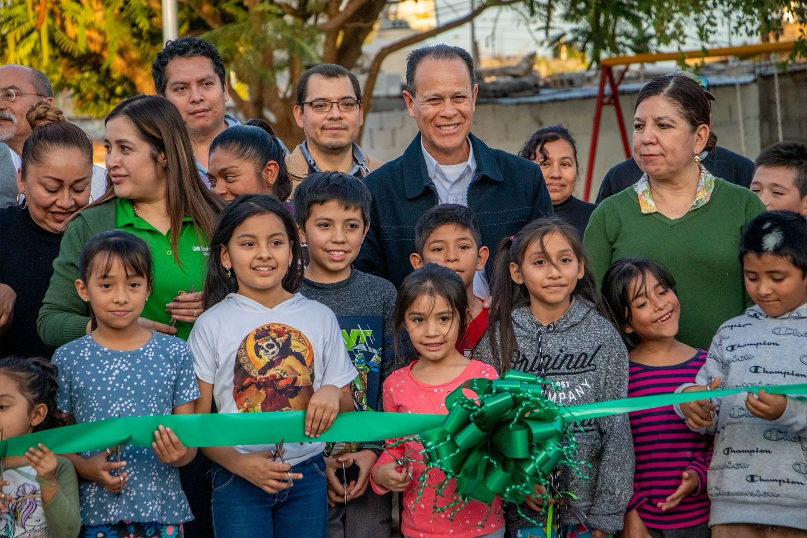 Rehabilitación de la cancha deportiva en el Fracc. Moctezuma un compromiso cumplido por el gobierno de CDFDZ.