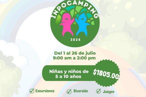 TENDRÁ INPOJUVE PRIMER CAMPAMENTO DE VERANO PARA NIÑAS Y NIÑOS