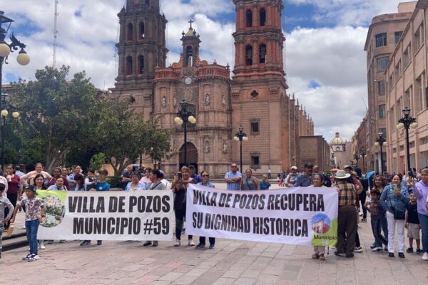 Piden a “activistas” dejar avanzar al nuevo municipio de Pozos