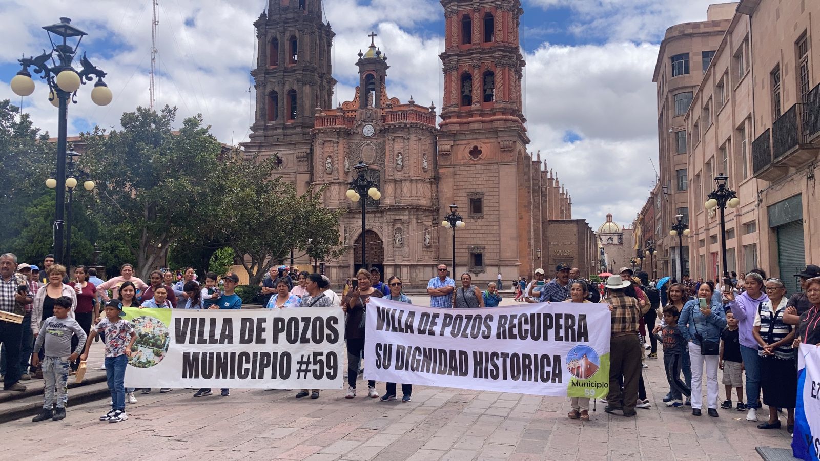 Piden a “activistas” dejar avanzar al nuevo municipio de Pozos