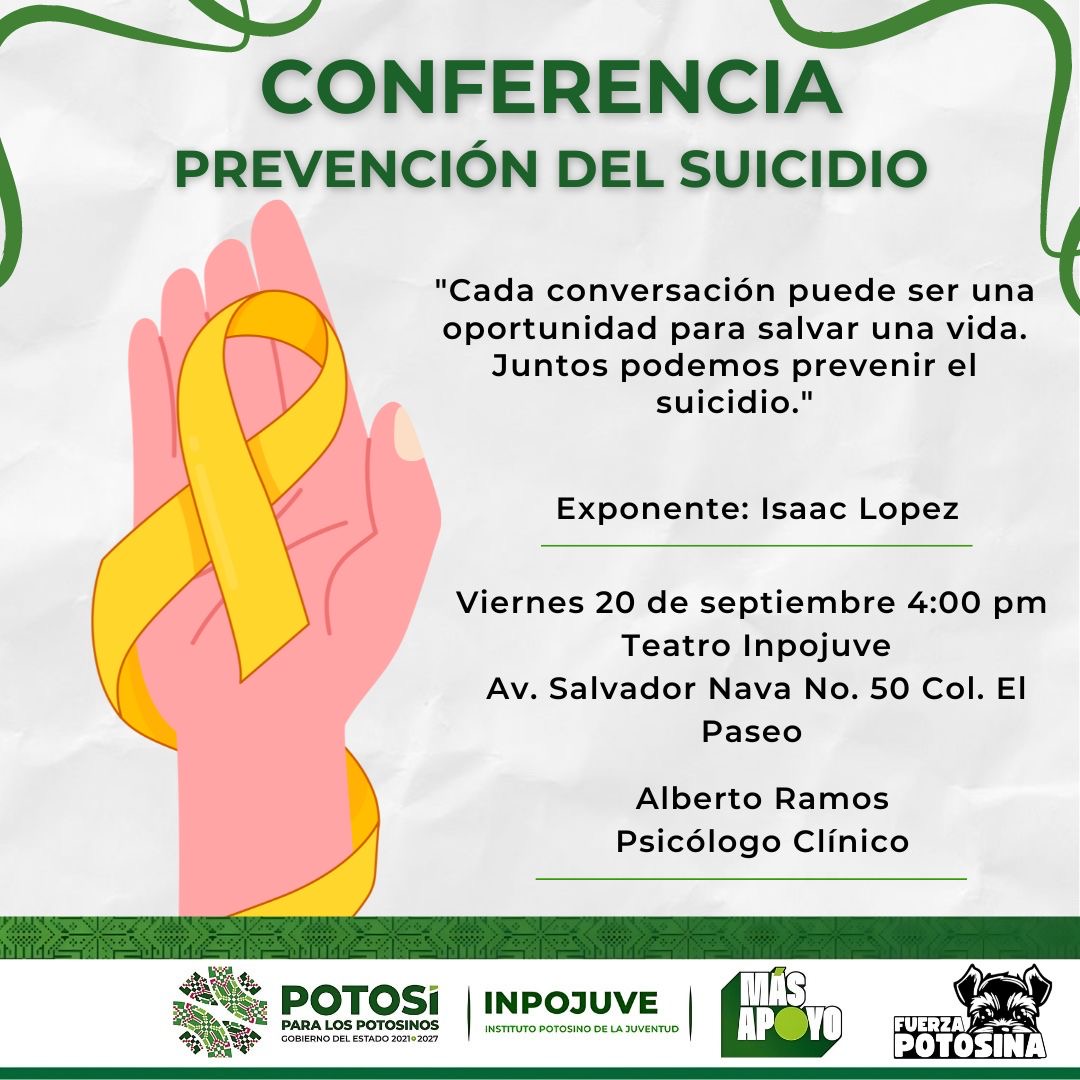 GOBIERNO DEL ESTADO FORTALECE LA PREVENCIÓN DE SUICIDIO.