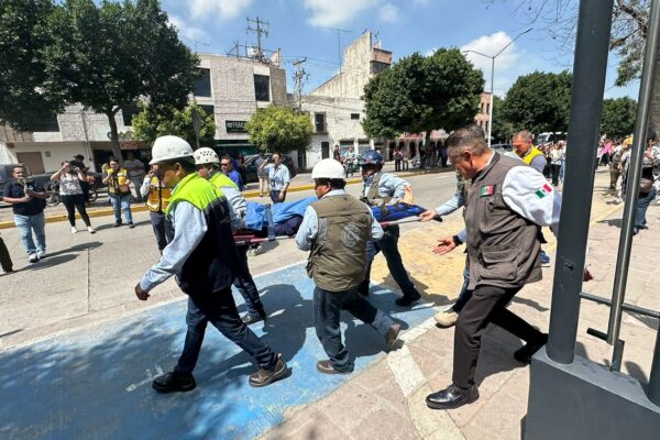 UN ÉXITO SIMULACRO NACIONAL EN SAN LUIS POTOSÍ CON APOYO ESTATAL